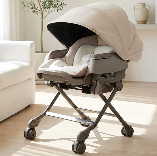 コンビ　ネムリラ コードレス AUTO SWING SS＋ ナチュラルベージュ　電動ハイ＆ローラック